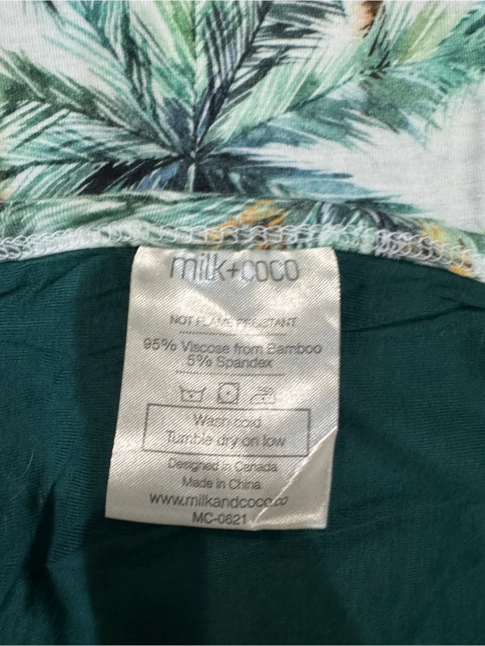 Milk and coco baby blanket 38x38